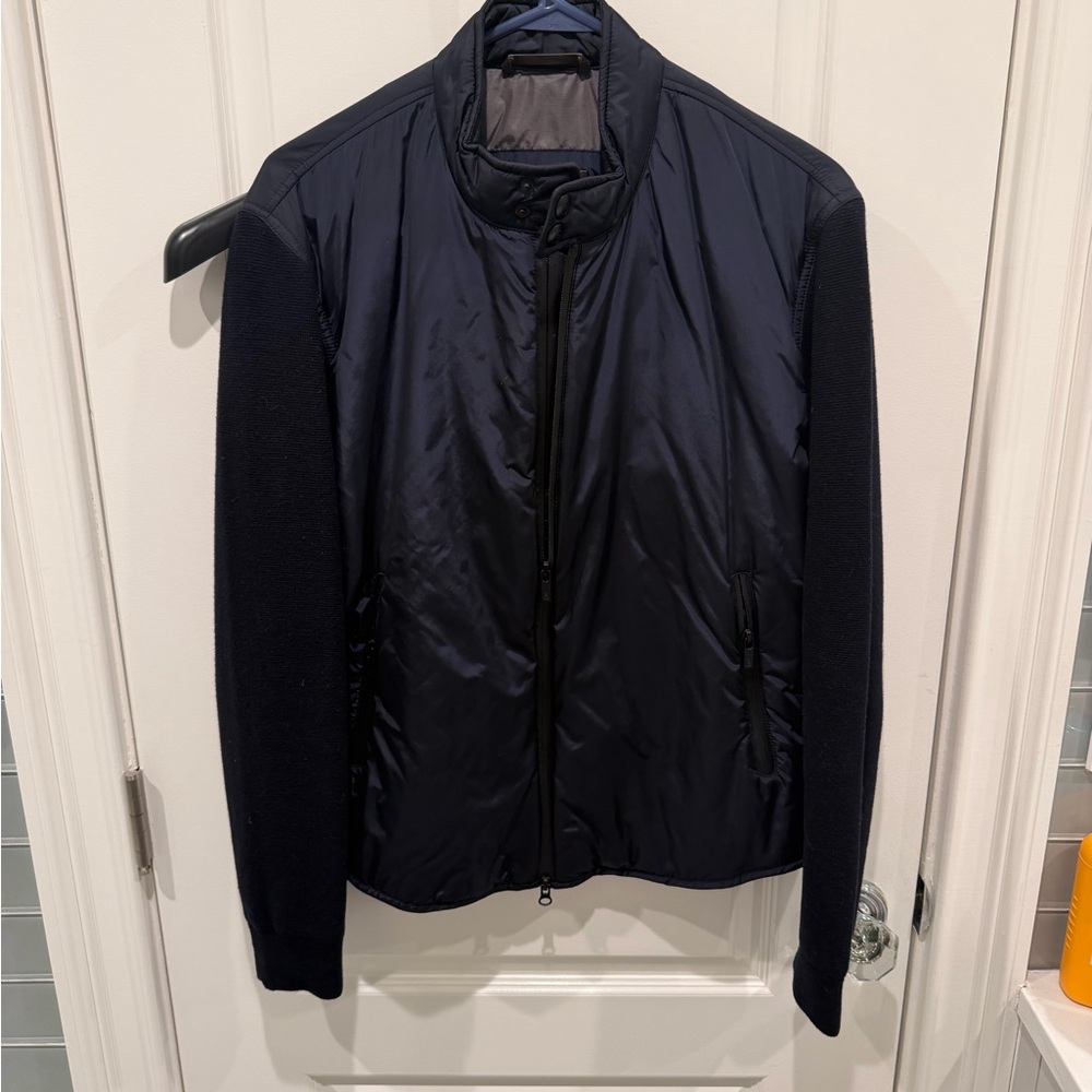 Massimo Dutti Navy and Black Jacket